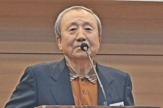 한상철 운곡학회 학술원 이사장이 인사말을 하고 있다.